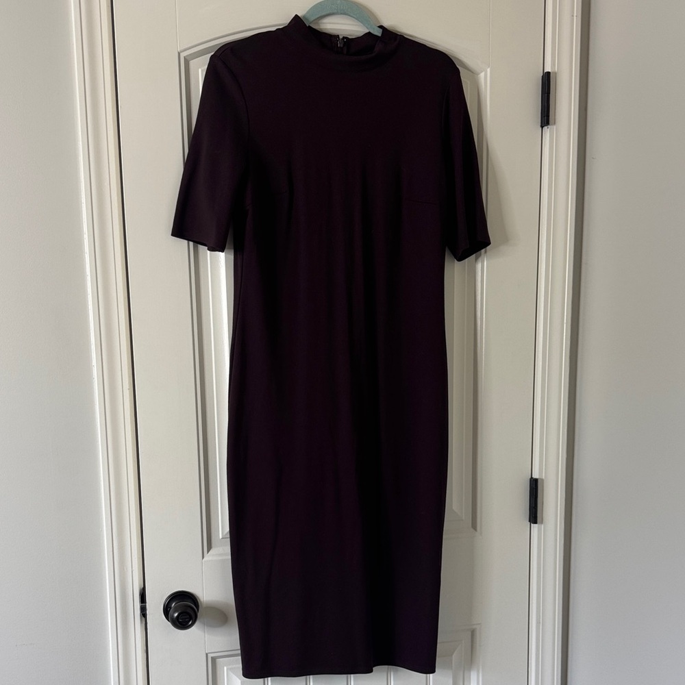 Who What Wear Midi Dress - Plum Color